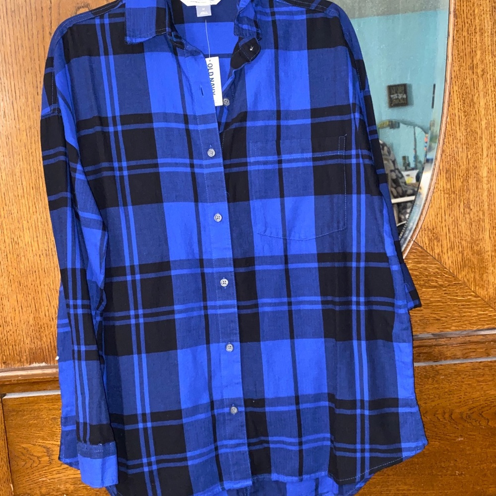 Plaid button up flannel